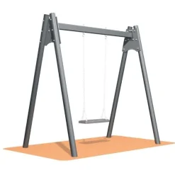 Keinurunko Markki teräsjalat 1 paikkainen