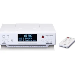 Keittiöradio Lenco, DAB+/FM, bluetooth, led-valaistuksella