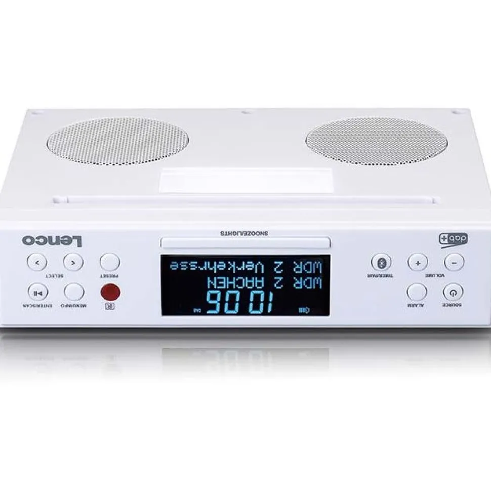 Keittiöradio Lenco, DAB+/FM, bluetooth, led-valaistuksella