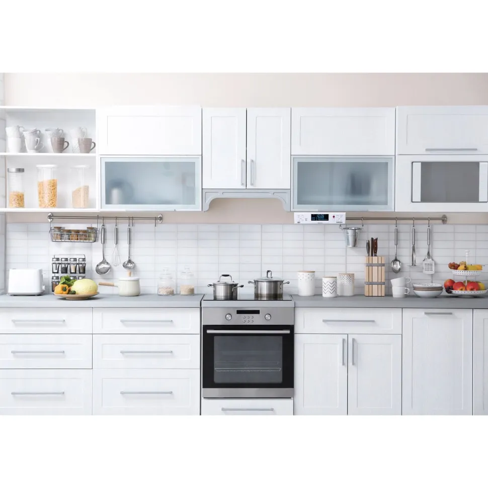 Keittiöradio Lenco, DAB+/FM, bluetooth, led-valaistuksella