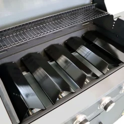 Kesäkeittiö Dose Barbeque 5 poltinta, sivukeitin, pesuallas, musta