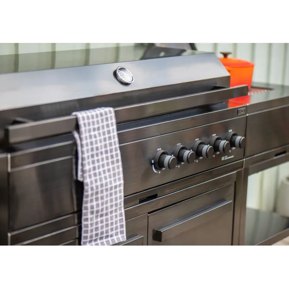 Kesäkeittiö Myoutdoorkitchen Nordic Line Aarhus, musta
