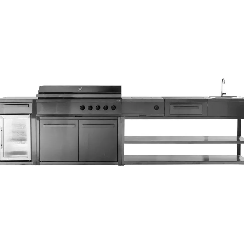 Kesäkeittiö Myoutdoorkitchen Nordic Line Helsinki, musta
