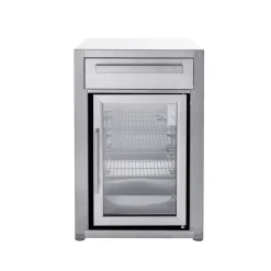 Kesäkeittiön jääkaappimoduuli Myoutdoorkitchen, vapaasti seisova, ruostumaton teräs 63 l,