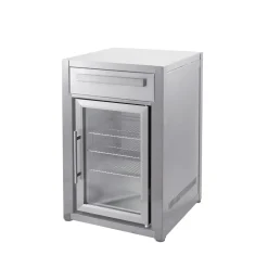Kesäkeittiön jääkaappimoduuli Myoutdoorkitchen, vapaasti seisova, ruostumaton teräs 63 l,
