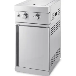 Kesäkeittiön kahden sivupolttimen moduuli Myoutdoorkitchen Stainless Collection