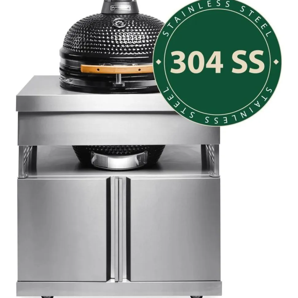 Kesäkeittiön Kamado-moduuli Myoutdoorkitchen Stainless Collection