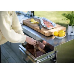Kesäkeittiön laatikkomoduuli Myoutdoorkitchen Stainless Collection
