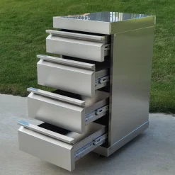 Kesäkeittiön laatikkomoduuli Myoutdoorkitchen Stainless Collection