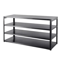 Kesäkeittiön työtasomoduuli hyllyillä Myoutdoorkitchen 180 cm musta