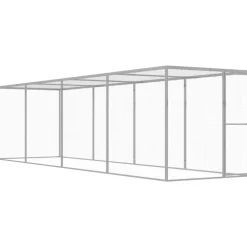 Kissahäkki 6x1,5x1,5 m galvanoitu teräs