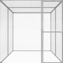 Kissahäkki 3x1,5x1,5 m galvanoitu teräs