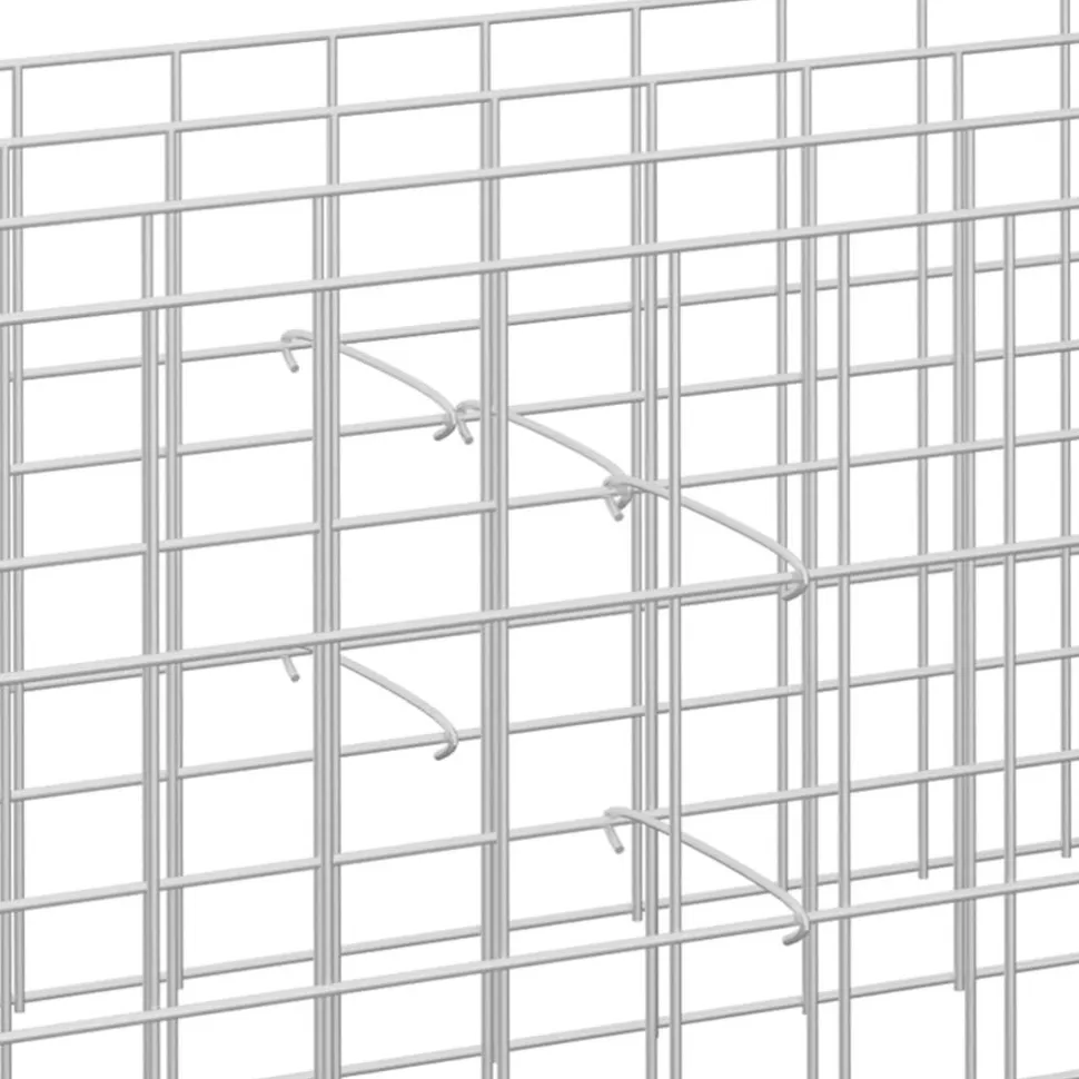 Kivikorien koukut 50kpl galvanoitu teräs 50cm