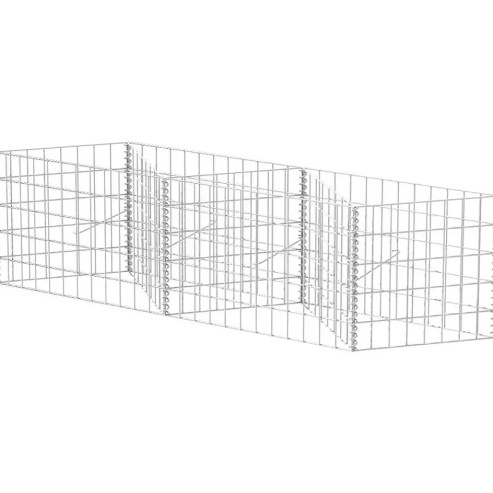 Kivikori galvanoitu teräs 120x30x50cm