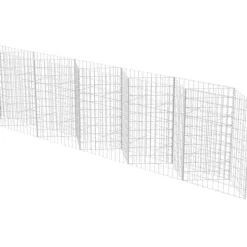 Kivikori galvanoitu teräs 300x30x100cm