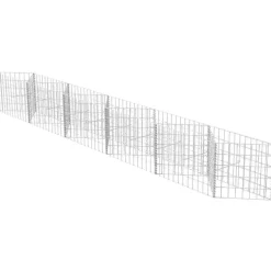 Kivikori galvanoitu teräs 300x30x50cm