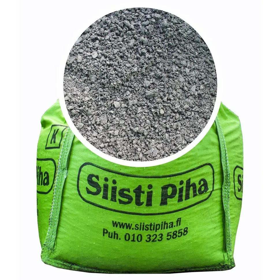 Kivituhka Siisti Piha 0-6mm harmaa eri kokoja
