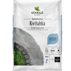 Kivituhka vaaleanharmaa Kekkilä 56 säkkiä x 20kg/lava, 1120 kg