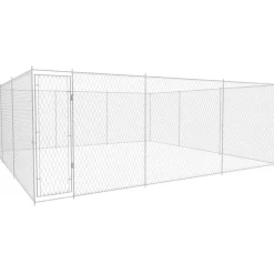 Koiratarha, galvanoitu teräs, 570x570x185cm