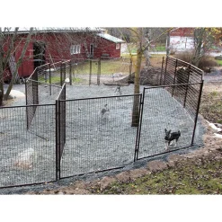 Koiratarha Jämpti Pro MEDI 1+11 elementtiä 6x6 m eri värejä