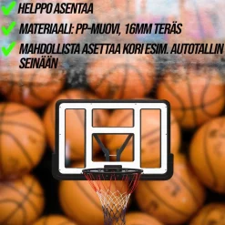 Koripallokori taustalevyllä Prosport