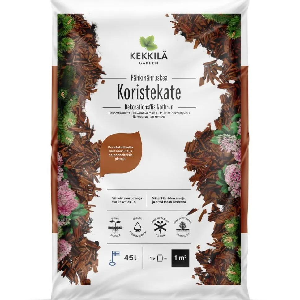 Koristekate Kekkilä Pähkinänruskea 60 säkkiä x 45 l lava 2700 litraa