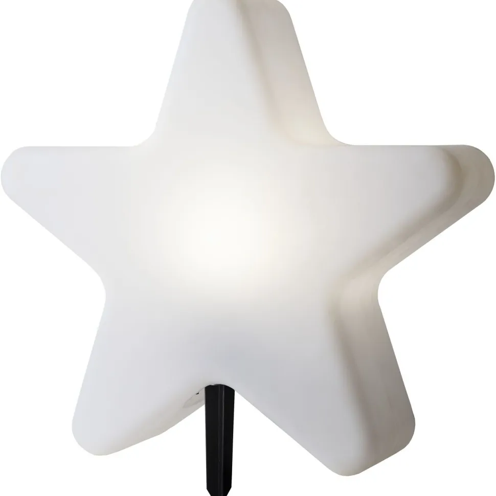 Koristevalaisin Star Trading Gardenlight Tähti, 55x15x48cm, valkoinen