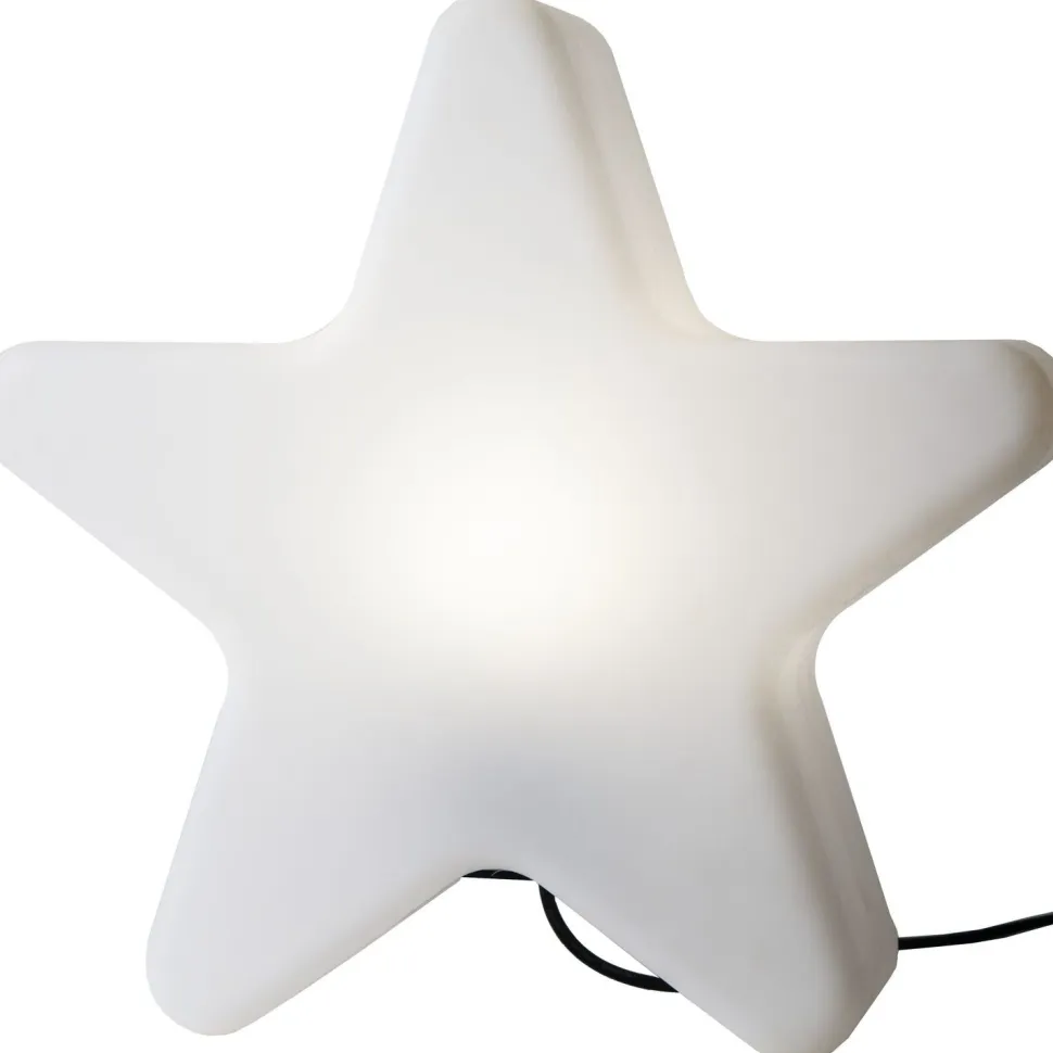 Koristevalaisin Star Trading Gardenlight Tähti, 55x15x48cm, valkoinen