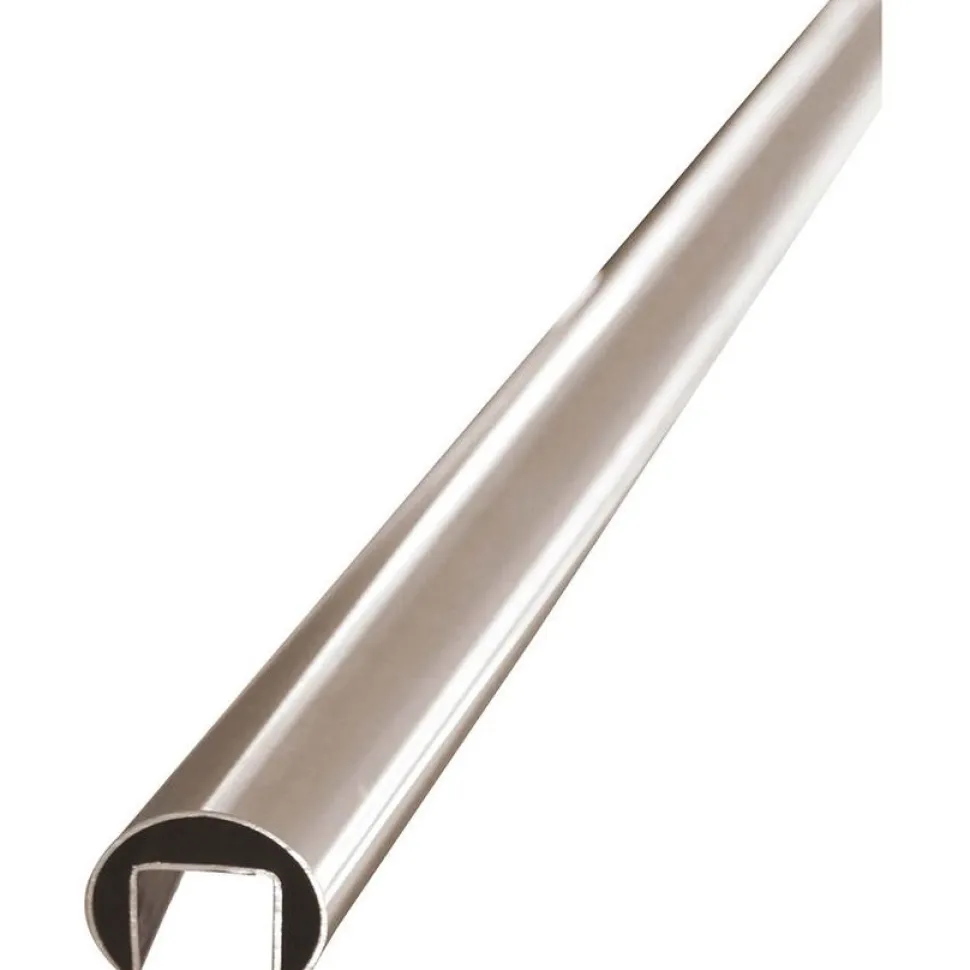 Käsijohde Jabo lasikaiteeseen Adam, 940mm harjattu teräs