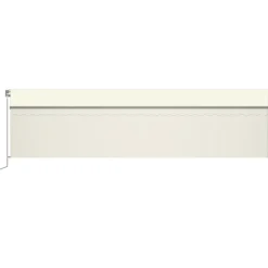Käsin sisäänkelattava markiisi verhot/LED 3,5x2,5 m kerma