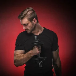 Käsipainosetti salkussa Fit'n Shape 2 kpl säädettävät 20 kg