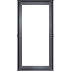 Kukkalaatikko antrasiitti 40x80x40 cm kylmävalssattu teräs (60733)