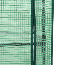 Kukkalaatikko kasvihuonepeitteellä rottinkityyli 120x40x138 cm (15843)