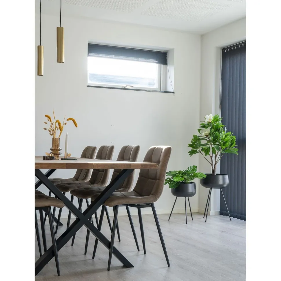Kukkaruukku House Nordic Ardola, 2kpl, musta teräs