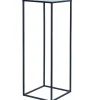 Kukkateline Home4You DEIA CHI L 25x25xK70 cm, musta