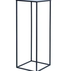 Kukkateline Home4You DEIA CHI L 25x25xK70 cm, musta