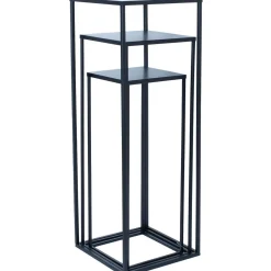 Kukkateline Home4You DEIA CHI M 22x22xK60 cm, musta