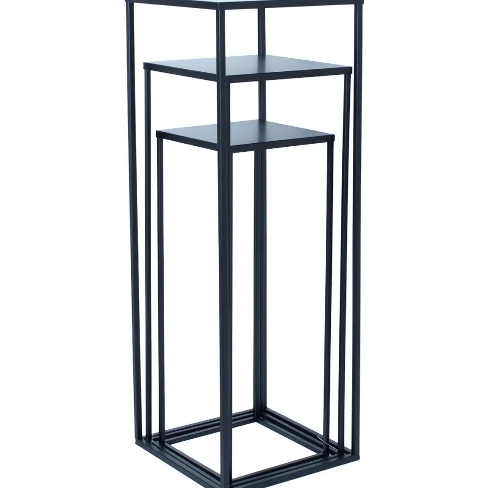 Kukkateline Home4You DEIA CHI M 22x22xK60 cm, musta