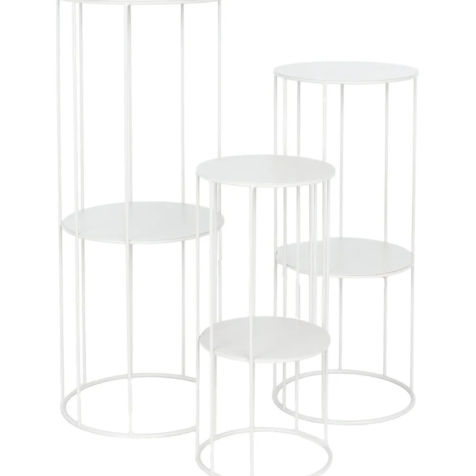 Kukkateline Home4You DEIA STAND L Ø28xK70 cm, lämpimänharmaa
