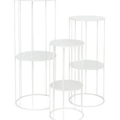Kukkateline Home4You DEIA STAND M Ø24,5xK57 cm, lämpimänharmaa
