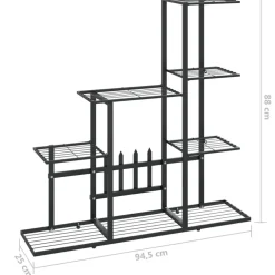 Kukkateline, metallia, eri kokoja ja värejä