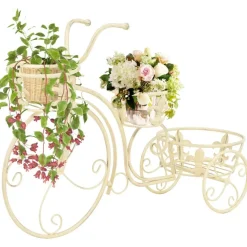 Kukkateline polkupyörän muotoinen vintagetyylinen metalli