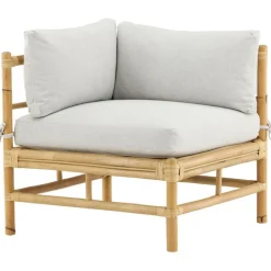 Kulmamoduuli Venture Home Cane -sohvaan, luonnollinen bambu/vaaleanharmaa