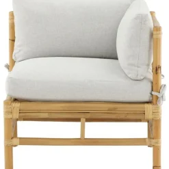 Kulmamoduuli Venture Home Cane -sohvaan, luonnollinen bambu/vaaleanharmaa