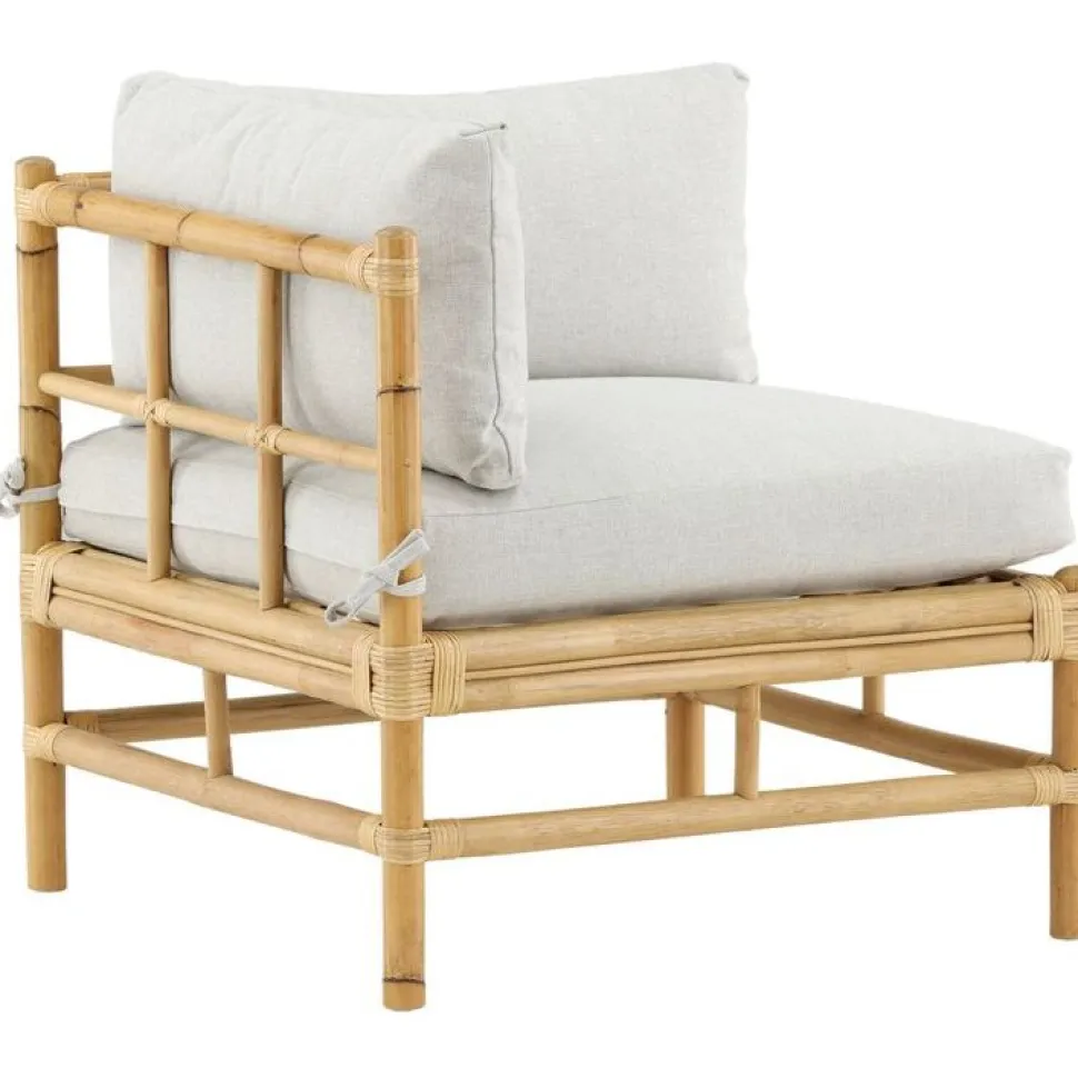 Kulmamoduuli Venture Home Cane -sohvaan, luonnollinen bambu/vaaleanharmaa