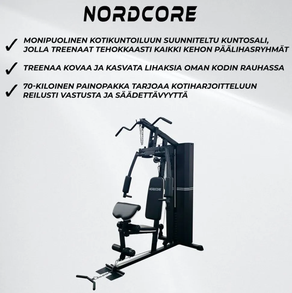 Kuntokeskus Nordcore Core 70 kg
