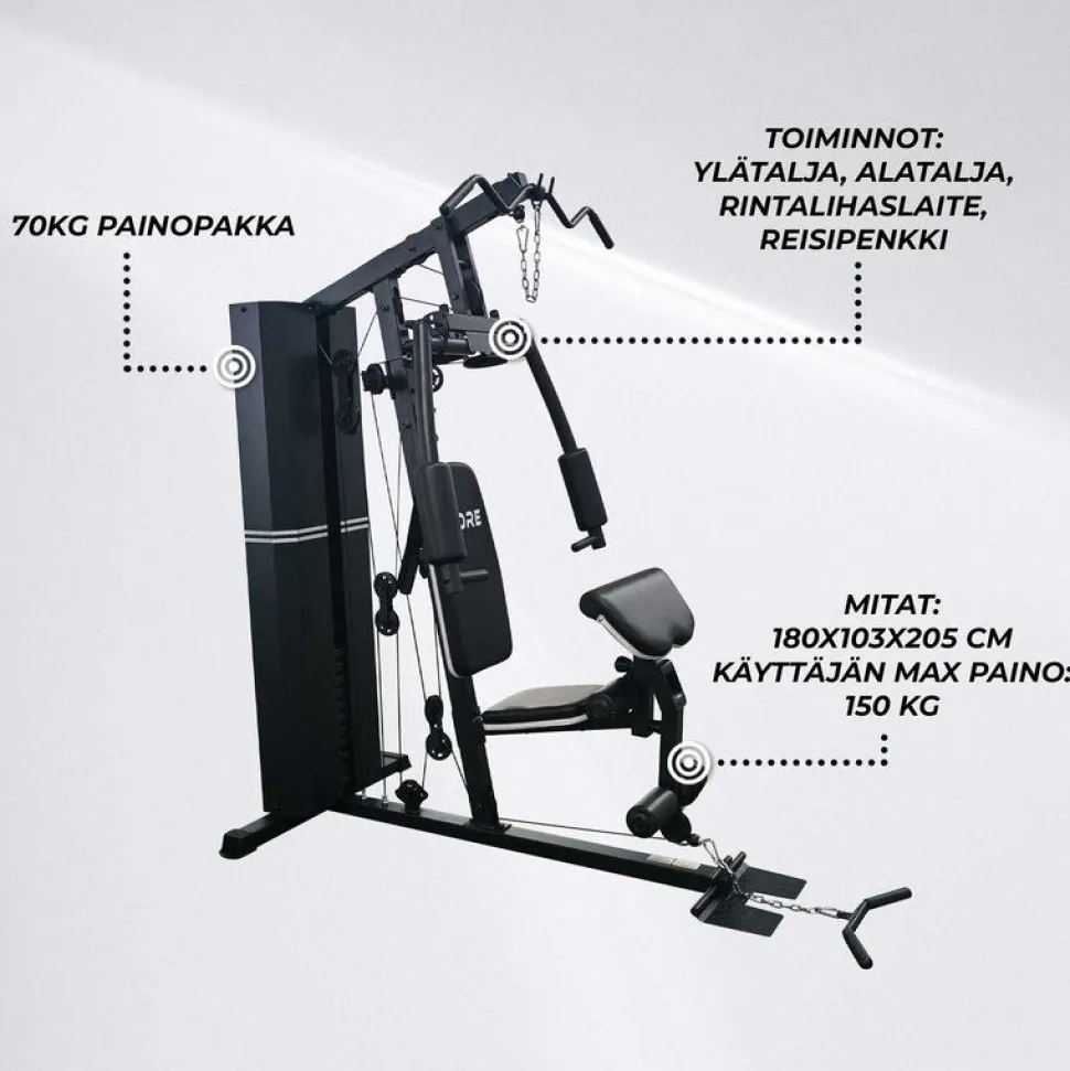 Kuntokeskus Nordcore Core 70 kg