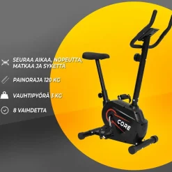 Kuntopyörä Core 3 kg magneettivastuksella