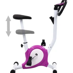 Kuntopyörä, hihnavastuksella, purppura