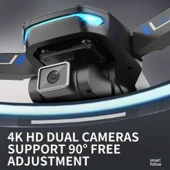 Kuvausdrone Le-On PRO1189MAX, 5G, wifi, GPS, 4K, 2 akulla
